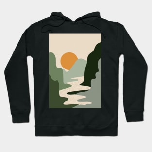 Abstract Sunset Painting 7.2 Hoodie